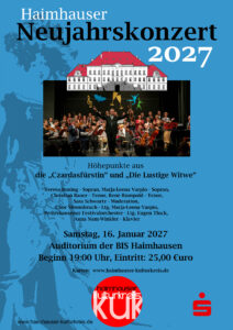 Plakat Neujahrskonzert 2027